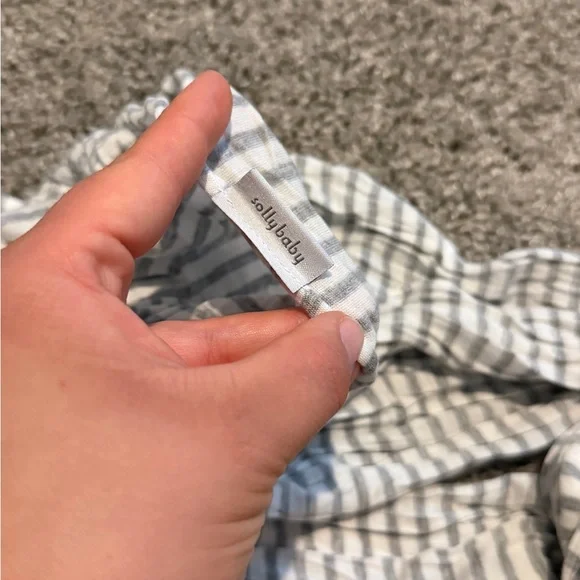 solly baby gray Striped Wrap Carrier - Picture 8 of 8